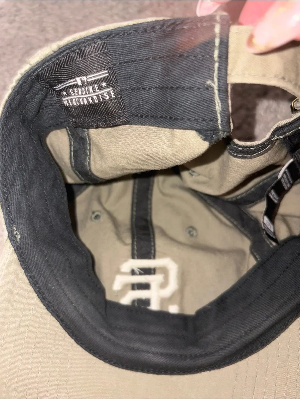 47 Brand San Francisco Giants Olive Green Baseball Hat OSFA Adjustable Clean Up